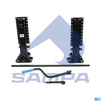 Устройство опорное BPW,SAF,ROR прицепа SAMPA SAMPA 096.3982