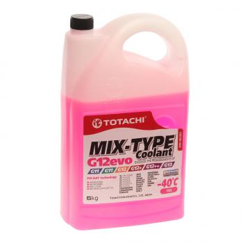 1 259 р. Антифриз розовый -40C 5кг G12evo MIX-TYPE COOLANT TOTACHI TOTACHI 46805  с доставкой в г. Керчь. Увеличить фотографию 1