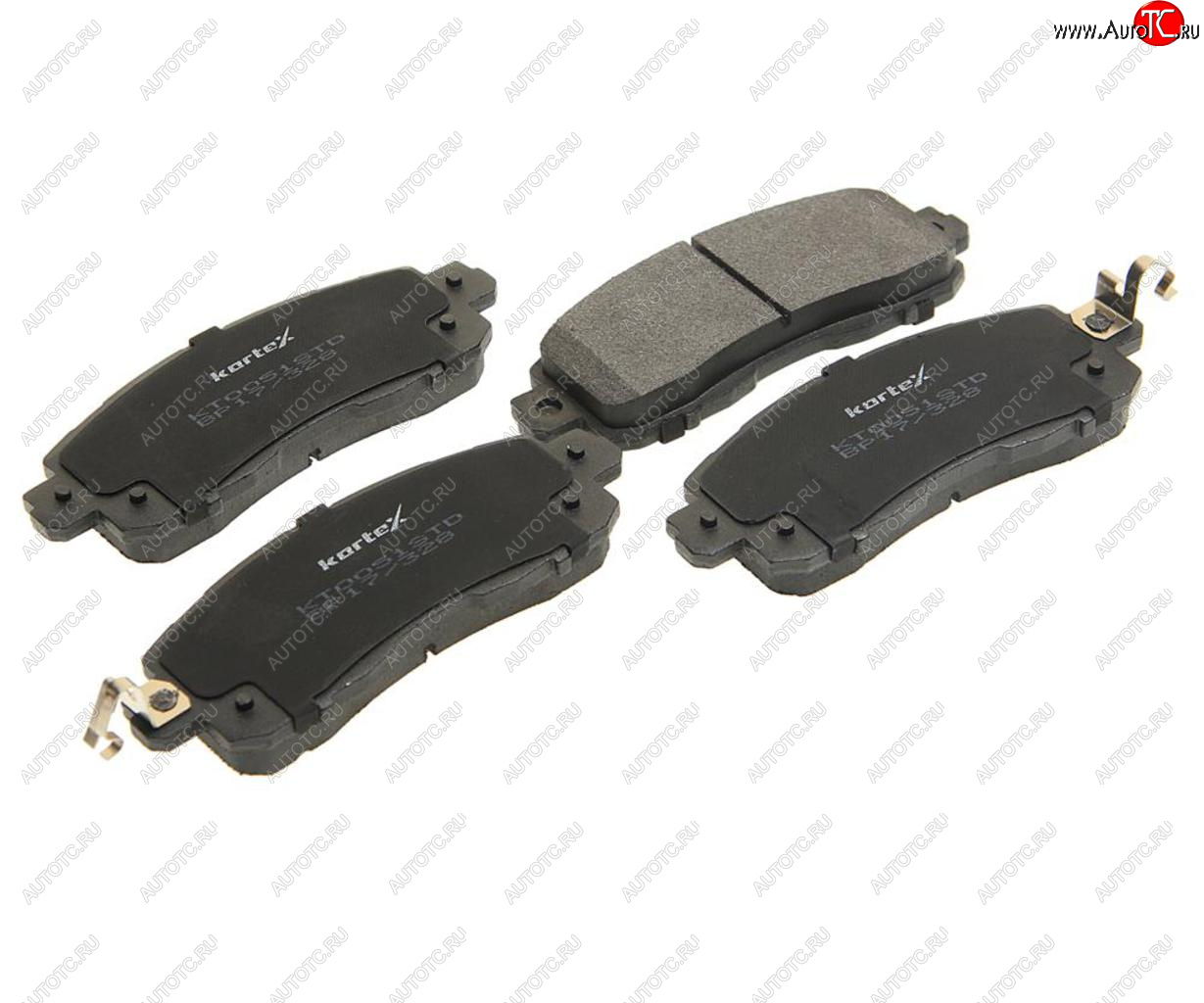 1 559 р. Колодки тормозные передние (4шт.) KORTEX Nissan Teana 3 L33 дорестайлинг (2014-2020)  с доставкой в г. Керчь