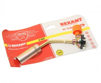 369 р. Горелка газовая под цанговый баллон без пьезоподжига GT-16 REXANT REXANT 12-0016  с доставкой в г. Керчь. Увеличить фотографию 1
