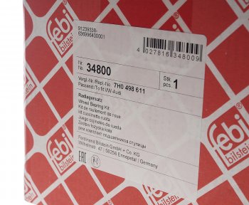 7 999 р. Ступица VW T5, Touareg (03-10) передняязадняя с подшипником FEBI FEBI 34800  с доставкой в г. Керчь. Увеличить фотографию 4