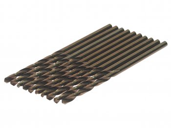 200 р. Сверло по металлу 2.5мм HSS Cobalt (10шт.) ROCKFORCE ROCKFORCE rf-dsp25h  с доставкой в г. Керчь. Увеличить фотографию 1