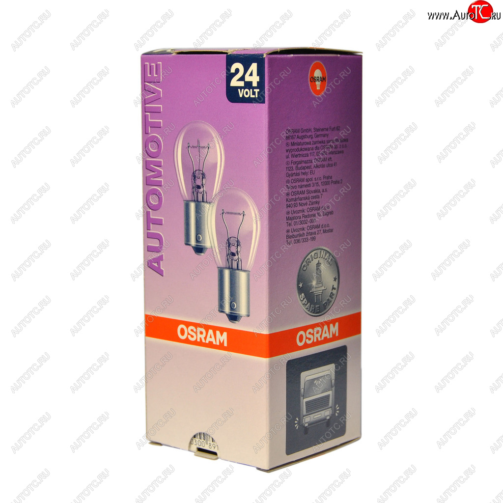 135 р. Лампа 24V P21W BA15s OSRAM OSRAM 7529  с доставкой в г. Керчь