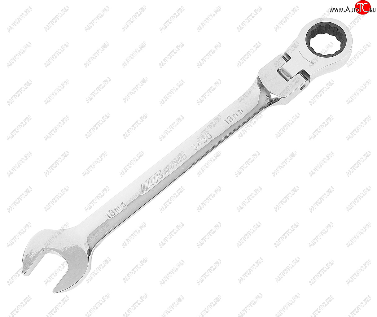 2 399 р. Ключ комбинированный 18х18мм трещоточный шарнирный JTC JTC TOOLS CO., LTD jtc-3458  с доставкой в г. Керчь