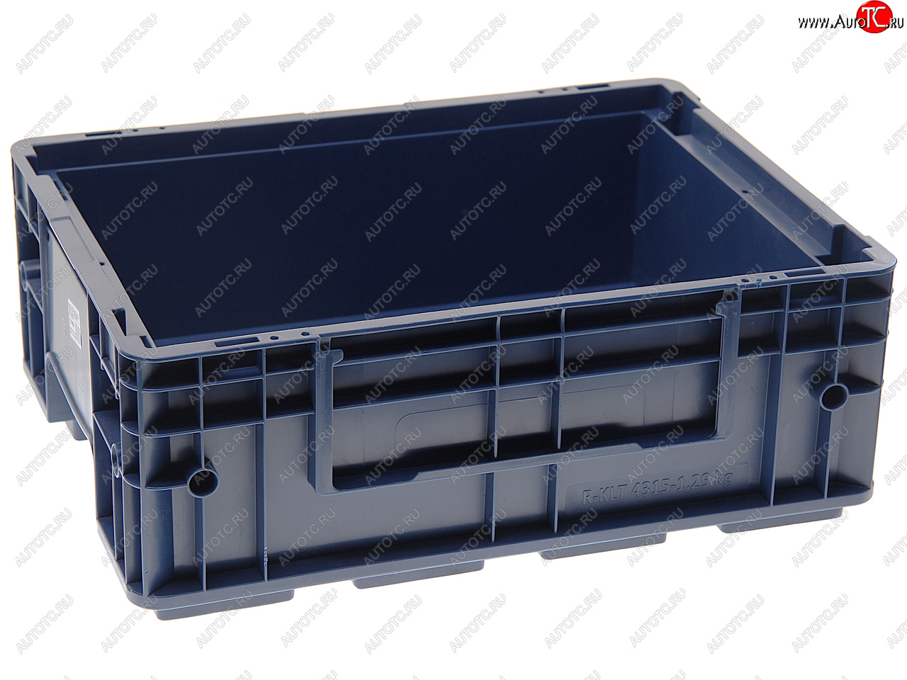 759 р. Ящик полимерный многооборотный 396х297х147.5мм синий IPLAST IPLAST ip-378751  с доставкой в г. Керчь