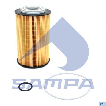 1 389 р. Фильтр масляный КПП MAN TGS,TGX (элемент) SAMPA SAMPA 025.144  с доставкой в г. Керчь. Увеличить фотографию 1