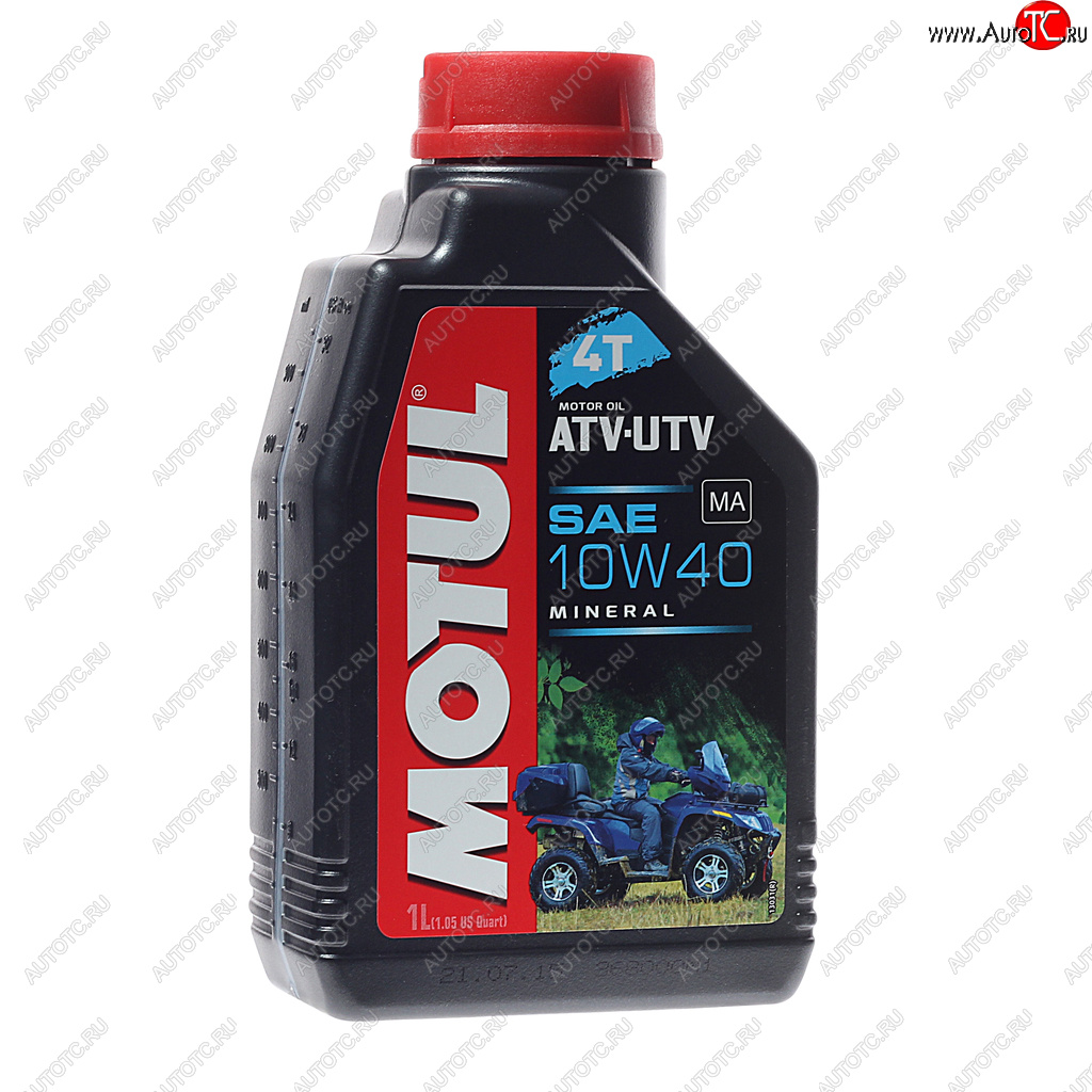 1 169 р. Масло моторное для 4-х тактных двигателей ATV-UTV 4T 10W40 1л MOTUL MOTUL 105878  с доставкой в г. Керчь