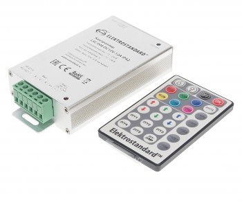 1 069 р. Контроллер управления RGB светодиодной лентой с пультом RC-DC12V-12A ELEKTROSTANDARD 62025  с доставкой в г. Керчь. Увеличить фотографию 1