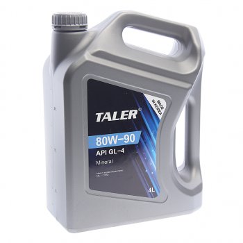 2 399 р. Масло трансмиссионное GL-4 80W90 мин.4л TALER TALER 500414  с доставкой в г. Керчь. Увеличить фотографию 1