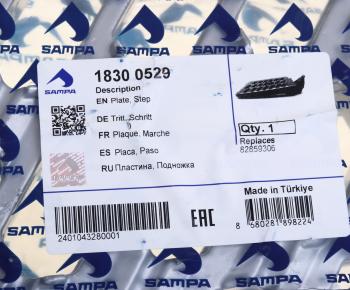 5 499 р. Подножка VOLVO нижняя правая (ступенька) SAMPA SAMPA 18300529  с доставкой в г. Керчь. Увеличить фотографию 3