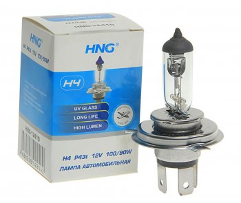 152 р. Лампа 12V H4 10090W P43t Long Life HNG HNG 12410  с доставкой в г. Керчь. Увеличить фотографию 1