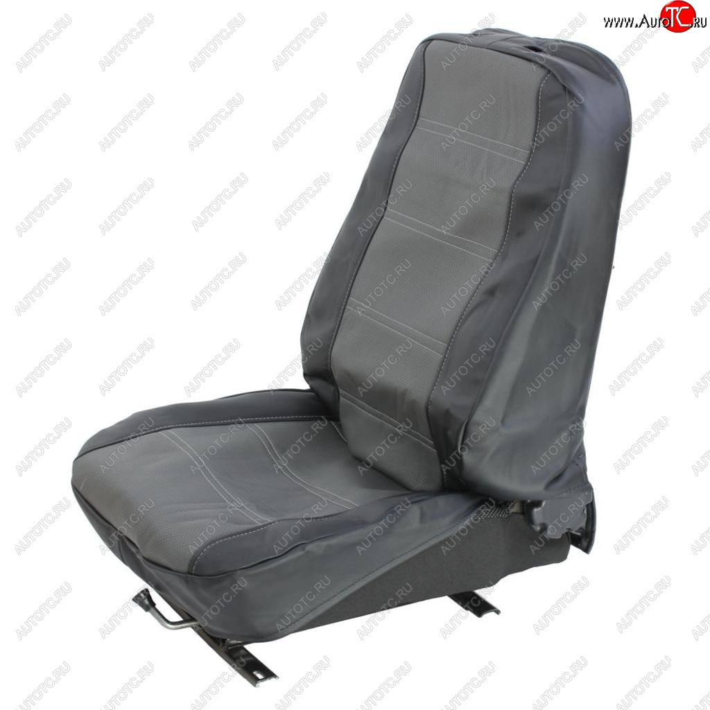 6 799 р. Авточехлы VW Polo (09-) экокожа задняя спинка 40х60 черно-серые комплект PANDORA-A PANDORA-A polo bkgy cla  с доставкой в г. Керчь