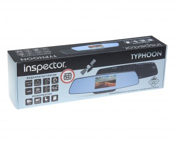 7 999 р. Видеорегистратор в зеркале GPS INSPECTOR INSPECTOR typhoon  с доставкой в г. Керчь. Увеличить фотографию 6