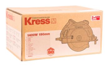 11 999 р. Пила циркулярная 1400Вт 190мм 5200обмин. KRESS KRESS ku420.1  с доставкой в г. Керчь. Увеличить фотографию 7