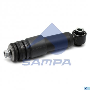 2 059 р. Амортизатор VOLVO FH4 кабины задний горизонтальный SAMPA SAMPA 034.224-01  с доставкой в г. Керчь. Увеличить фотографию 1