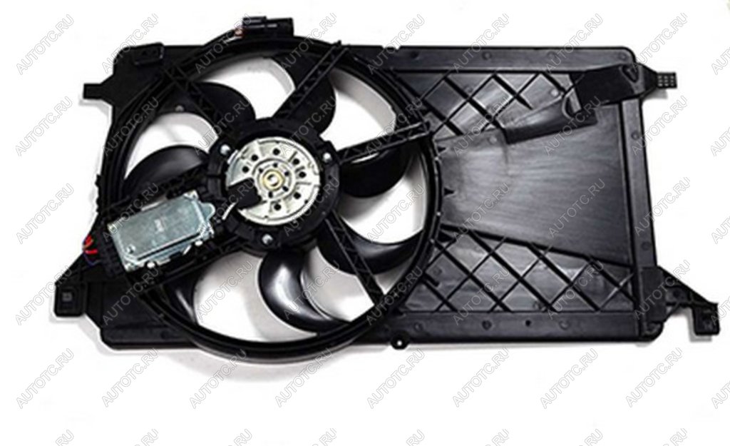 10 349 р. Вентилятор FORD Focus (04-) (1.8/2.0) охлаждения радиатора с кожухом BSG BSG bsg30510004 BSG bsg30510004  с доставкой в г. Керчь