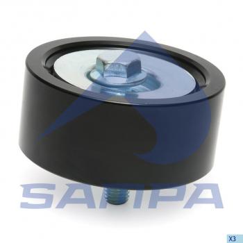 4 099 р. Ролик приводного ремня DAF натяжителя SAMPA SAMPA 054.213  с доставкой в г. Керчь. Увеличить фотографию 1
