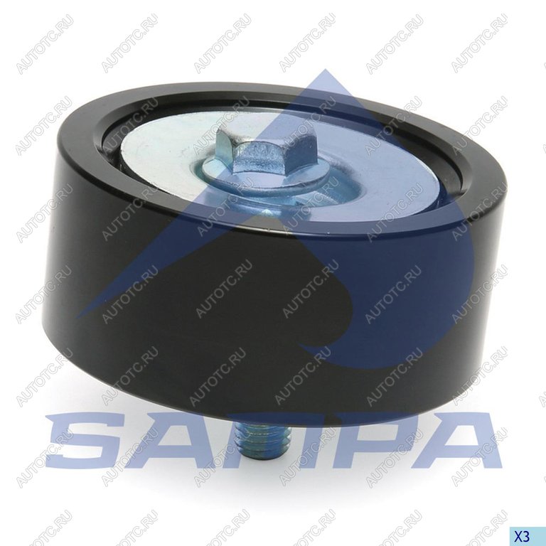 4 099 р. Ролик приводного ремня DAF натяжителя SAMPA SAMPA 054.213  с доставкой в г. Керчь