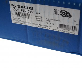 21 449 р. Сцепление VW Golf (04-09) комплект SACHS SACHS 3000950072  с доставкой в г. Керчь. Увеличить фотографию 5