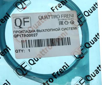 247 р. Прокладка HYUNDAI Accent (15-16) трубы приемной глушителя QUATTRO FRENI QUATTRO FRENI qf17a00027  с доставкой в г. Керчь. Увеличить фотографию 3