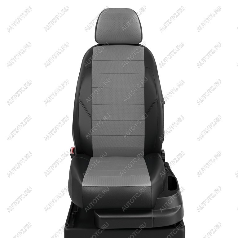 7 449 р. Авточехлы DAEWOO Matiz (00-) экокожа черно-серые комплект AVTOLIDER AVTOLIDER dw05-0101-ec02  с доставкой в г. Керчь