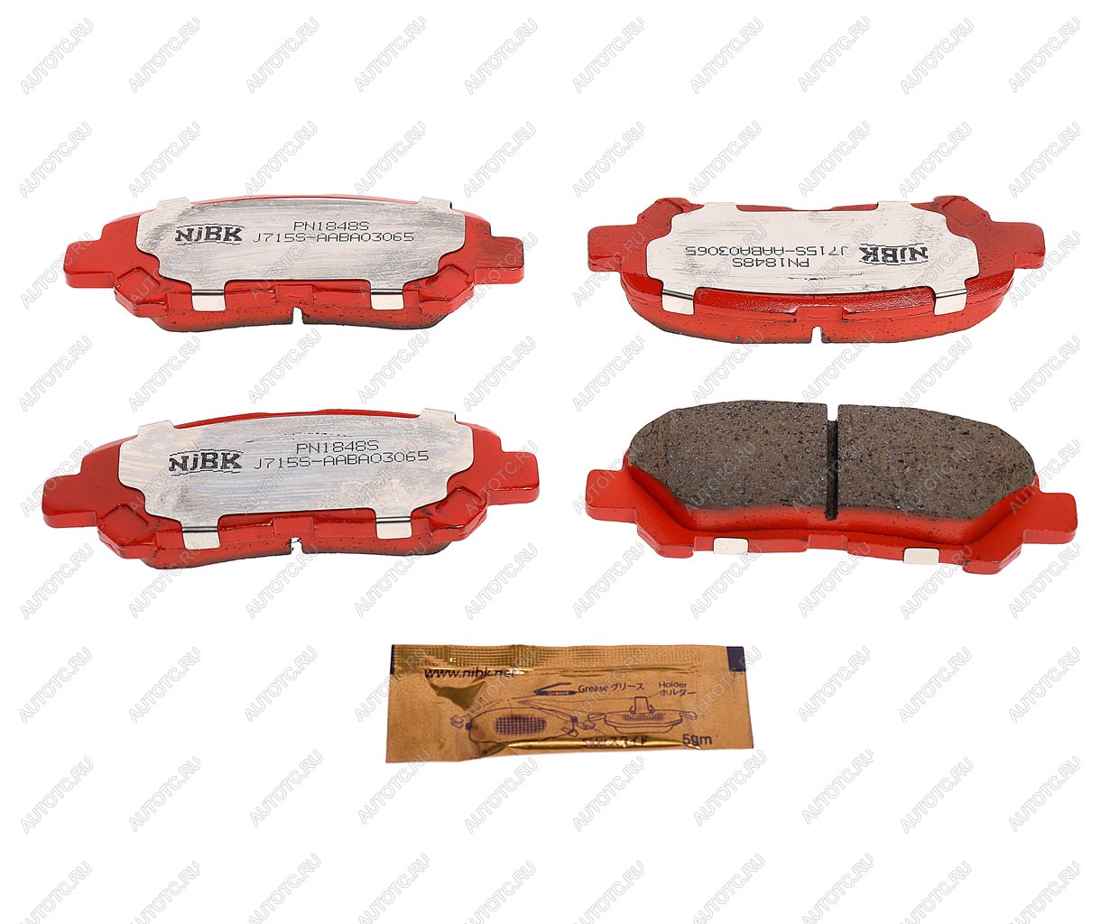 6 599 р. Колодки тормозные задние Sport (4шт.) NIBK Toyota Highlander XU70 (2020-2025)  с доставкой в г. Керчь