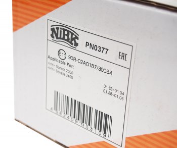 2 599 р. Колодки тормозные передние (4шт.) NIBK Hyundai Getz TB хэтчбэк 3 дв. рестайлинг (2005-2011)  с доставкой в г. Керчь. Увеличить фотографию 3