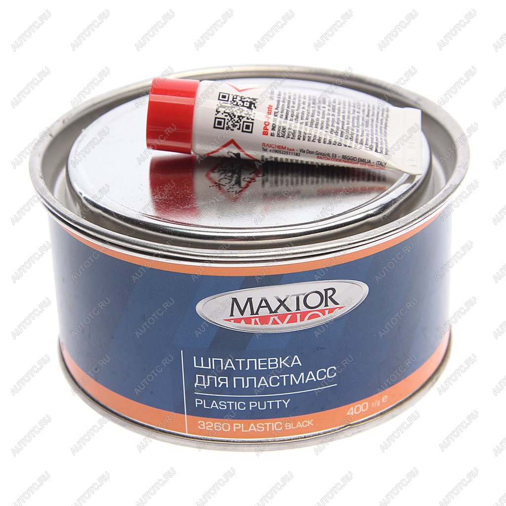 469 р. Шпатлевка по пластику PLASTIC BLACK 0.4кг MAXTOR MAXTOR 32600.4  с доставкой в г. Керчь
