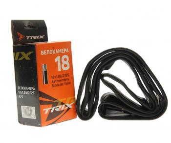 273 р. Камера велосипедная 18 18х1.952.125 автовентиль TRIX TRIX av-35  с доставкой в г. Керчь. Увеличить фотографию 1