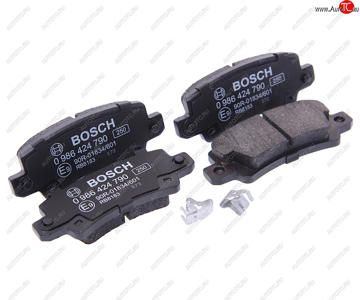 1 439 р. Колодки тормозные задние (4шт.) BOSCH Toyota Corolla E120 универсал рестайлинг (2004-2007)  с доставкой в г. Керчь