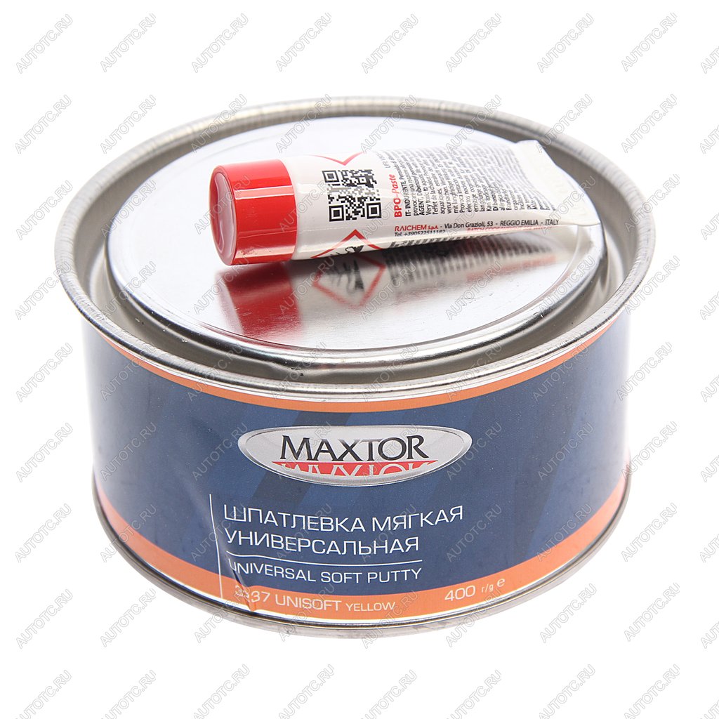 399 р. Шпатлевка мягкая UNISOFT YELLOW 0.4кг MAXTOR MAXTOR 32370.4  с доставкой в г. Керчь