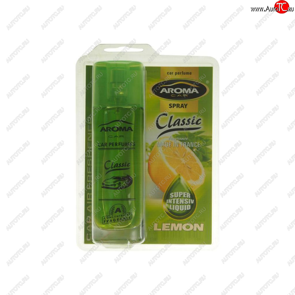 290 р. Ароматизатор спрей (лимон) 50мл pump spray AROMA CAR AROMA CAR 92060  с доставкой в г. Керчь