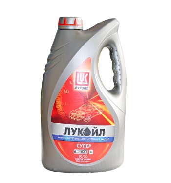 1 249 р. Масло моторное СУПЕР SGCD 10W40 псинт.4л ЛУКОЙЛ LUKOIL 19192  с доставкой в г. Керчь. Увеличить фотографию 1