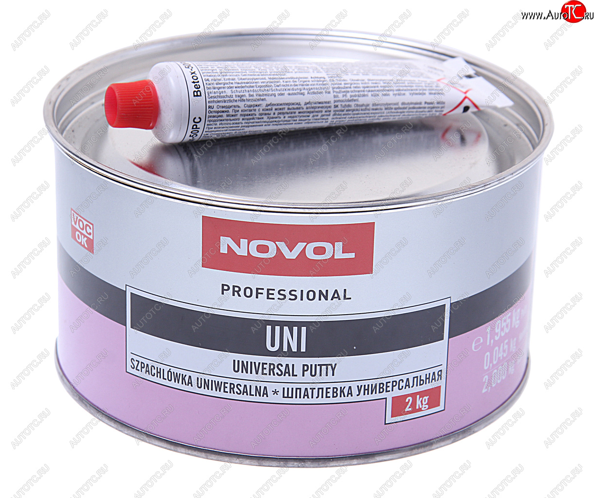 1 899 р. Шпатлевка UNI 2кг NOVOL NOVOL 1105  с доставкой в г. Керчь