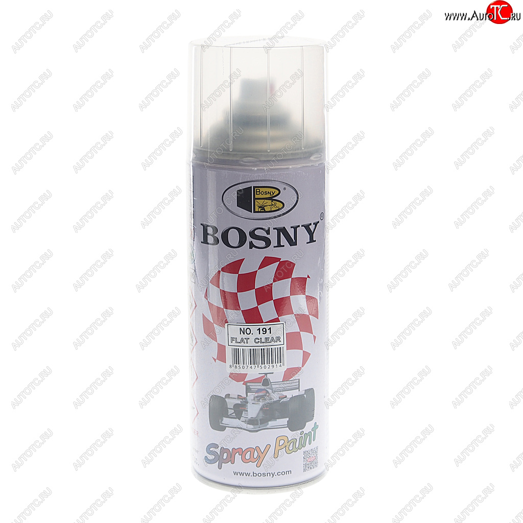 419 р. Лак матовый акриловый аэрозоль 400мл BOSNY BOSNY 191  с доставкой в г. Керчь