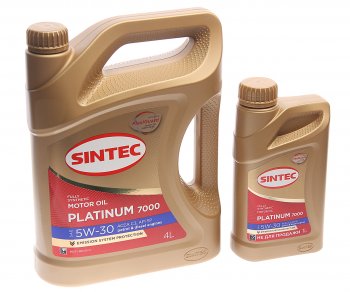 2 079 р. Масло моторное Platinum 7000 C3SP 5W30 синт.4+1л SINTEC SINTEC 600225  с доставкой в г. Керчь. Увеличить фотографию 1