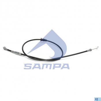 1 679 р. Трос MAN привода замка капота SAMPA SAMPA 028.013  с доставкой в г. Керчь. Увеличить фотографию 1