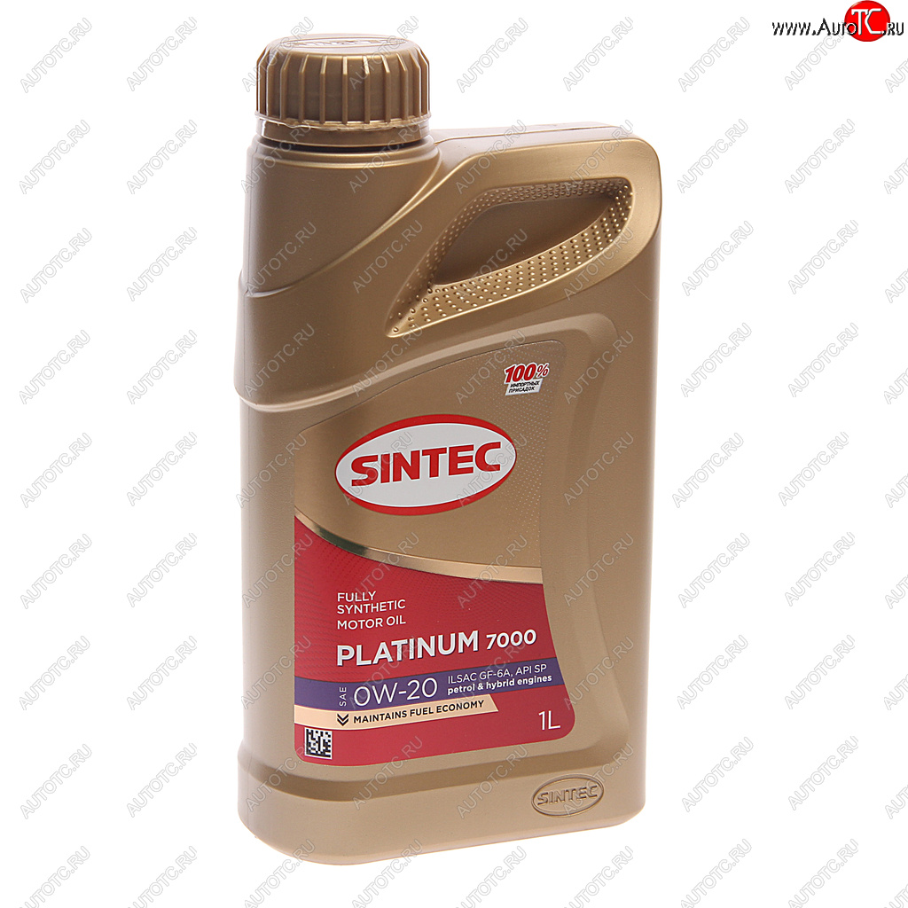 669 р. Масло моторное Platinum 7000 GF-6A 0W20 синт.1л SINTEC SINTEC 600162  с доставкой в г. Керчь