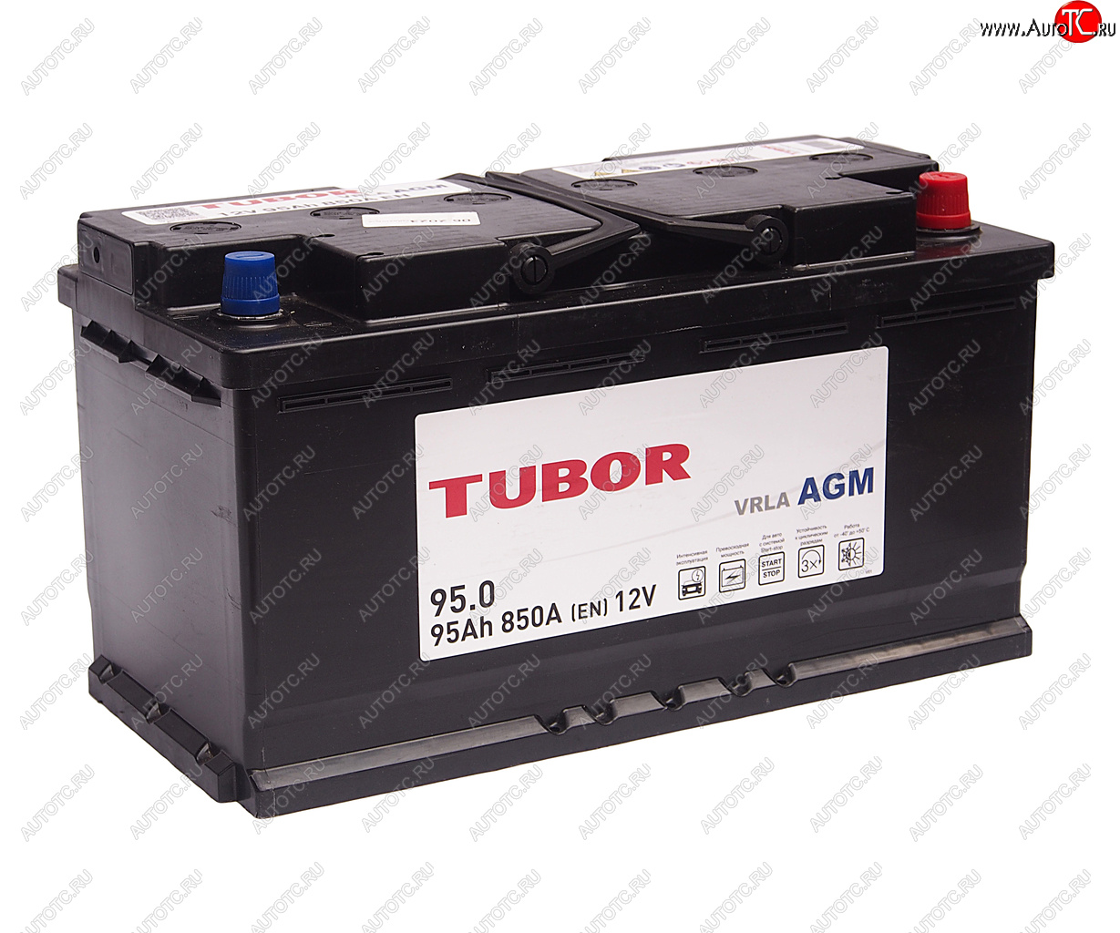 26 999 р. Аккумулятор TUBOR AGM 95Ач обратная полярность TUBOR 6ст95(0)  с доставкой в г. Керчь