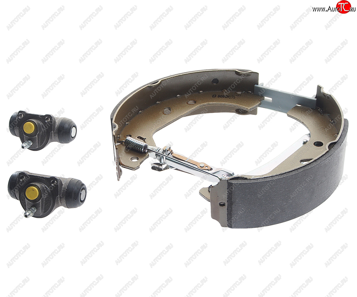12 649 р. Колодки тормозные задние барабанные (4шт.) BOSCH Peugeot Expert цельнометаллический фургон рестайлинг (2004-2006)  с доставкой в г. Керчь