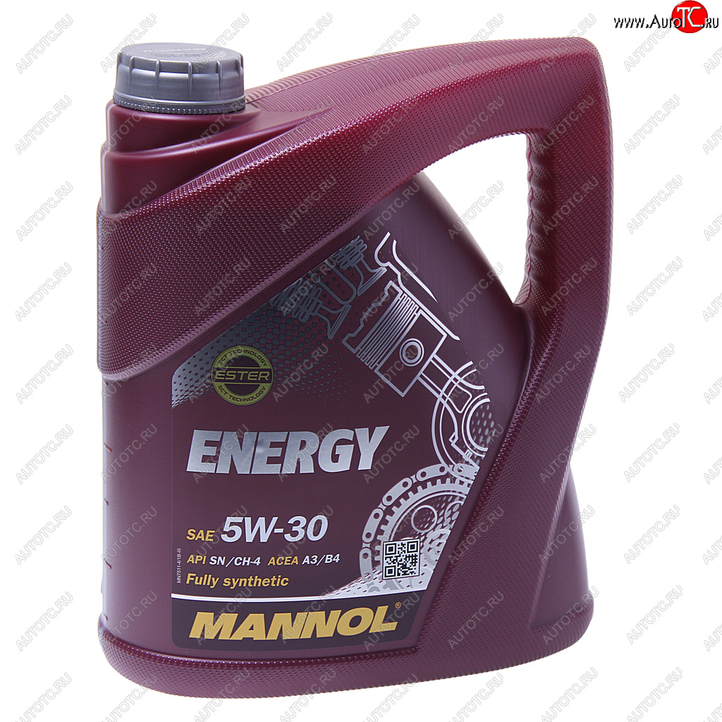 2 499 р. Масло моторное ENERGY 5W30 SNA3B4 синт.4л 7511 MANNOL MANNOL 7017  с доставкой в г. Керчь