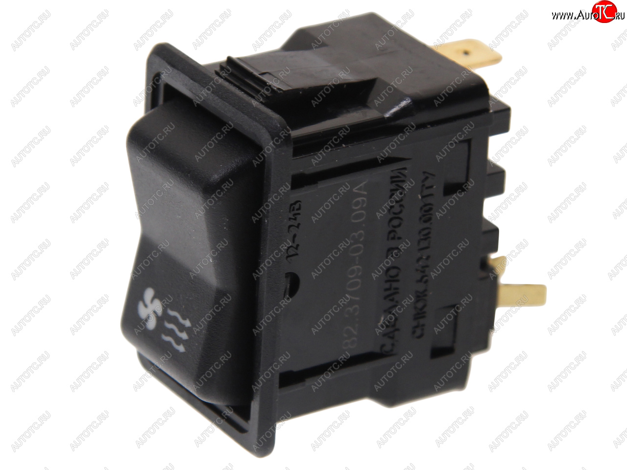 268 р. Выключатель клавиша ГАЗ-3110,3302 отопителя 12V РАДИОДЕТАЛЬ РАДИОДЕТАЛЬ 82.3709-03.09  с доставкой в г. Керчь