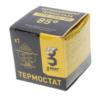 189 р. Термостат ВАЗ-1117-1119 термоэлемент G-PART (ОАО ГАЗ) G-PART 1118.1306100  с доставкой в г. Керчь. Увеличить фотографию 3