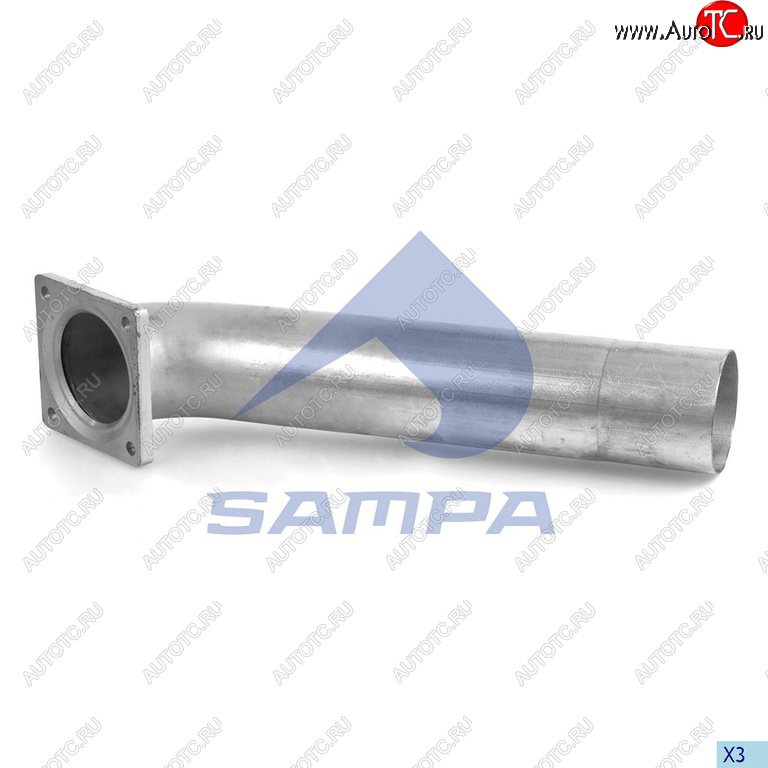 3 559 р. Труба приемная глушителя MAN SAMPA SAMPA 021.194  с доставкой в г. Керчь