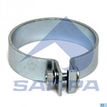 299 р. Хомут глушителя MAN L2000 SAMPA SAMPA 020.343  с доставкой в г. Керчь. Увеличить фотографию 1