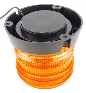 1 199 р. Маяк импульсный 1224V (16 светодиодов) 1 режим на магните желтый LED LT LED TECHNOLOGY 016-22a  с доставкой в г. Керчь. Увеличить фотографию 3