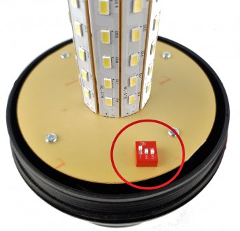 2 699 р. Маяк импульсный 1224V (60 светодиодов) 3 режима на магните желтый LED LT LED TECHNOLOGY 014b  с доставкой в г. Керчь. Увеличить фотографию 4