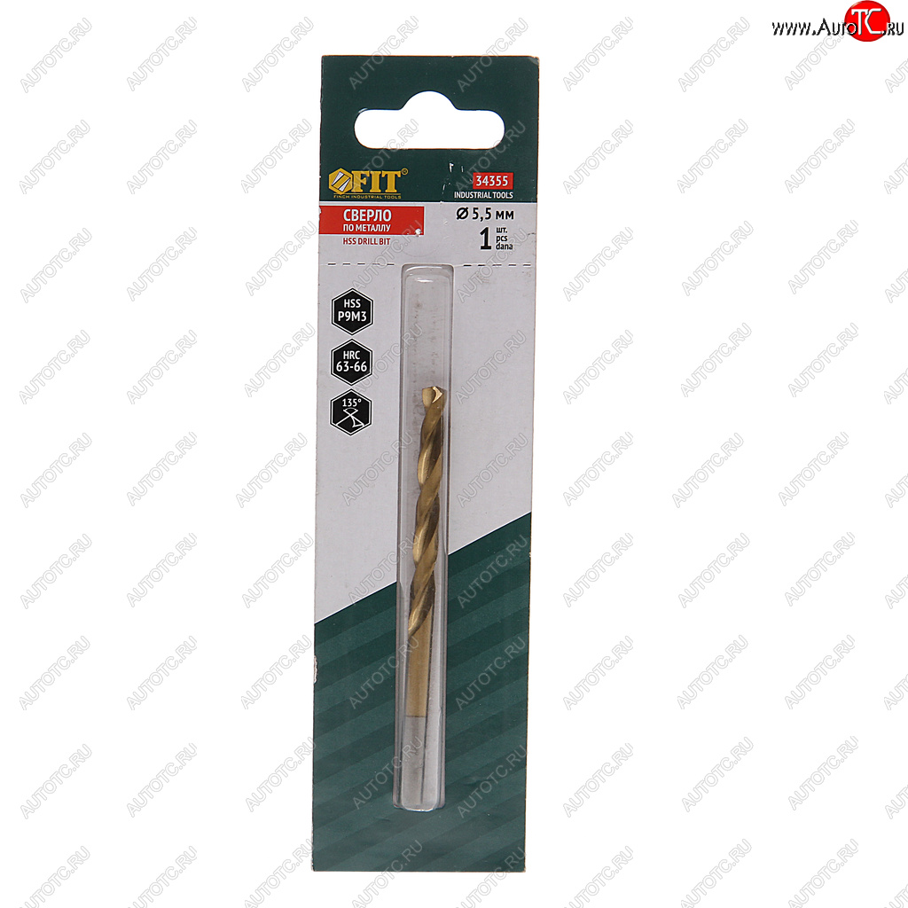 180 р. Сверло по металлу 5.5х93мм Titanium FIT FIT 34355  с доставкой в г. Керчь