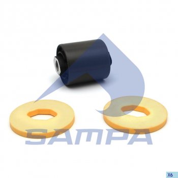 849 р. Сайлентблок MAN кабины с пыльниками SAMPA SAMPA 020.614  с доставкой в г. Керчь. Увеличить фотографию 1