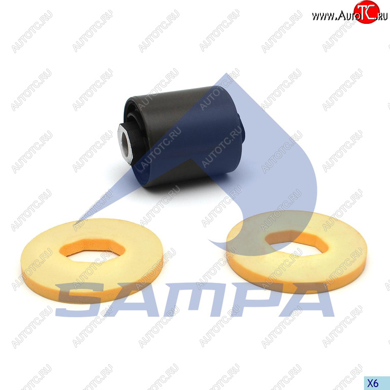 849 р. Сайлентблок MAN кабины с пыльниками SAMPA SAMPA 020.614  с доставкой в г. Керчь